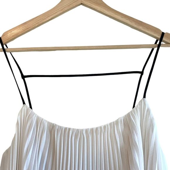 ABS Alan Schwartz Pleated Flowy Crop Top - Picture 3 of 6